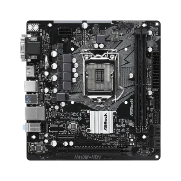 ASRock H410M-HDV 10th Gen DDR4 Motherboard (Bulk)